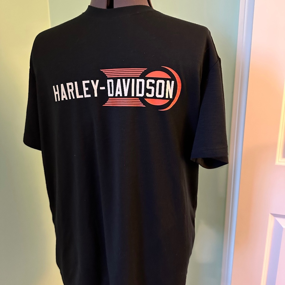 Harley Davidson Racing Division Short Sleeve T-shirt Size Large